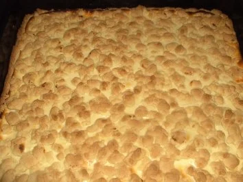 Rezept: Quarkkuchen auf dem Blech Quarkkuchen auf dem Blech - Rezept