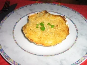 Rezept: Jakobsmuschel aus der Muschel Bild Nr. 2 Jakobsmuschel aus der Muschel - Rezept - Bild Nr. 2