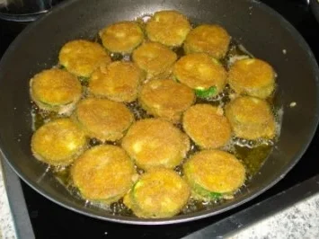 Panierte Zucchini - Rezept