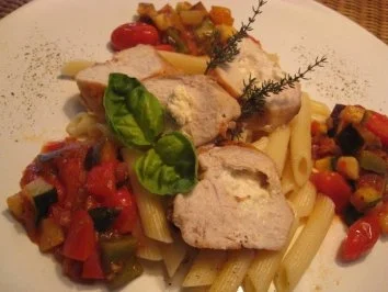 Gefüllte Hähnchenbrust mit Feta - Rezept - Bild Nr. 4