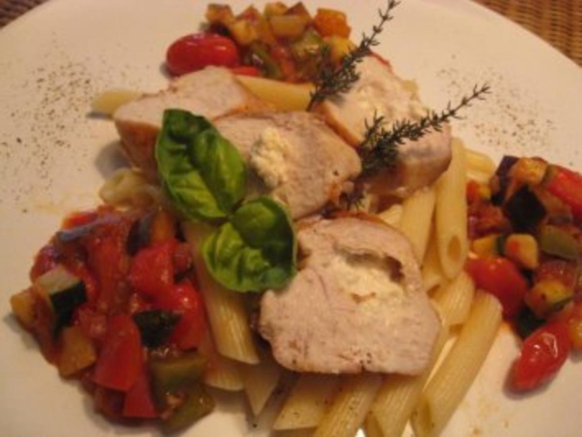 Gefüllte Hähnchenbrust mit Feta - einfach - von leckerklausi