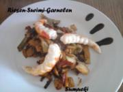 Surimi-Riesengarnelen auf scharfem Wok-Gemüse - Rezept