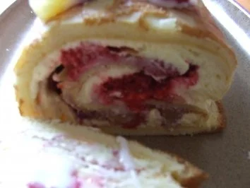 Himbeeren und Ananas im Paradies - Rezept