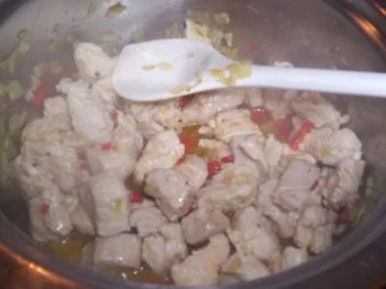 Spaghetti in Chili-Sahne mit Hähnchenbrustfilet - Rezept - Bild Nr. 4