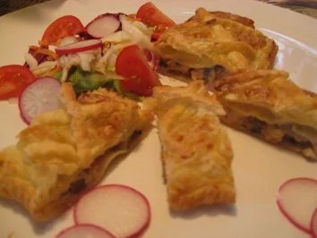 Garnelen & Champignons im Teigmantel - Rezept