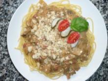 Spaghetti mit Steinpilz-Sauce - Rezept