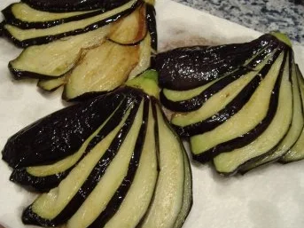 Rezept: Gefüllte Aubergine Bild Nr. 3 Gefüllte Aubergine - Rezept - Bild Nr. 3