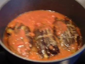 Rezept: Gefüllte Aubergine Bild Nr. 5 Gefüllte Aubergine - Rezept - Bild Nr. 5