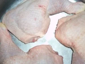 Rezept: Orangenhähnchen mit Kartoffelachteln Bild Nr. 2 Orangenhähnchen mit Kartoffelachteln - Rezept - Bild Nr. 2