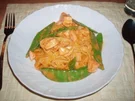 Bandnudeln mit Thai-Curry-Sauce - Rezept