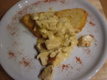 Geschnetzeltes in Senfsauce - Rezept