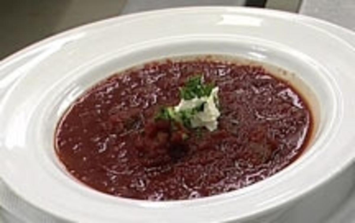 Litauische Rote-Beete-Suppe - Rezept