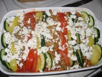 Gemüseauflauf mit GyrosFleisch - Rezept - Bild Nr. 3