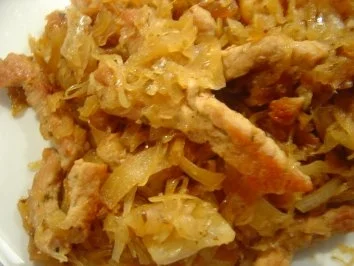 Rezept: Sauerkraut-Pfanne für die schlanke "Linie"... Bild Nr. 2 Sauerkraut-Pfanne für die schlanke "Linie"... - Rezept - Bild Nr. 2