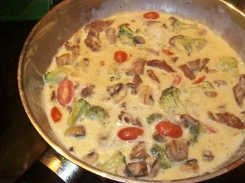 Rahmgeschnetzeltes - Rezept