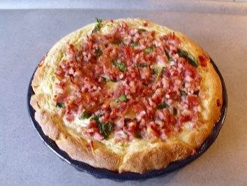 Zitronen-Speck-Fladen mit Basilikum - Rezept - Bild Nr. 10