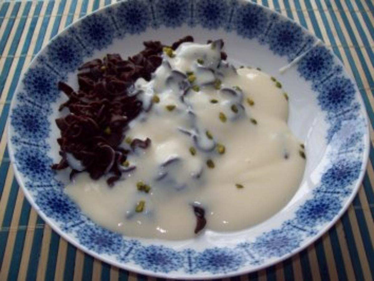 Schocko - Nudeln mit Vanillesoße - Rezept