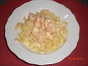 Rezept: Lachs in Sahne Weinsoße Lachs in Sahne Weinsoße - Rezept