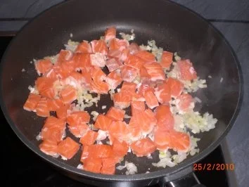 Lachs in Sahne Weinsoße - Rezept - Bild Nr. 4