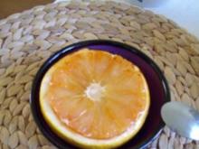 Gratinierte Grapefruit mit Zitronenschmand - Rezept