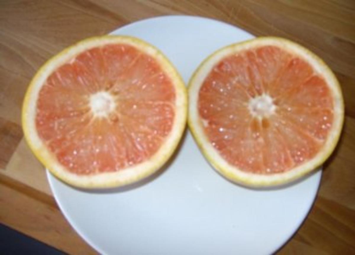 Gratinierte Grapefruit mit Zitronenschmand - Rezept - Bild Nr. 3