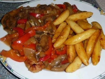 Manu's Jägerschnitzel - Rezept