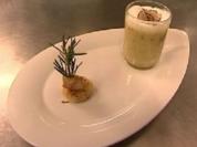 Kartoffel-Trüffel-Macchiato mit Rosmarincracker - Rezept