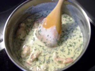 Fettucine mit Garnelen-Dill-Sauce - Rezept - Bild Nr. 3