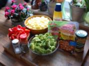 Bauerntopf mit Hackfleisch, Pilzen und Paprika - Rezept