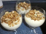 Quark-Vanillecreme mit Birnen - Rezept