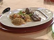 Rücken vom Zicklein in Heu gegart mit Graupengemüse (Heinz Hoenig) - Rezept