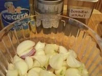 Stangenbohnen mit Tomaten, Kartöffelchen und Minutenkassler - Rezept - Bild Nr. 4