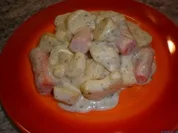 Béchamelkartoffeln mit Möhren - Rezept