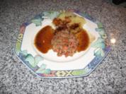 Lachstatar mit Honig-Balsamico-Soße - Rezept