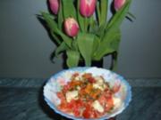 Salate : Salat-Paprika-Tomate - Rezept