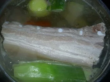 Rezept: Schweinebauch am Abend Bild Nr. 2 Schweinebauch am Abend - Rezept - Bild Nr. 2