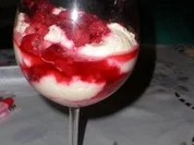 Himbeere-Frischkäse -Dessert - Rezept