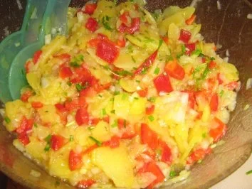 Rezept: Kartoffel-Paprika-Salat Kartoffel-Paprika-Salat - Rezept