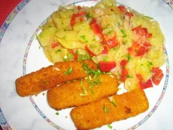Rezept: Kartoffel-Paprika-Salat Bild Nr. 3 Kartoffel-Paprika-Salat - Rezept - Bild Nr. 3