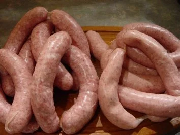 Rezept: Wurst : frische Bratwurst, grob Wurst : frische Bratwurst, grob - Rezept