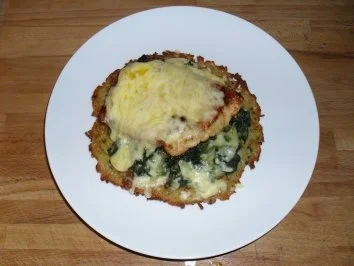 Putenschnitzel  Florentiner - Art - Rezept