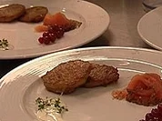 Kürbisrösti an Kräuterquark und gebeiztem Edellachs - Rezept