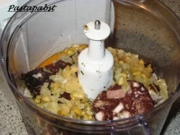 Rezept: Bratapfel gefüllt mit Rotwurst und getrüffeltem Kartoffelbrei Bild Nr. 2 Bratapfel gefüllt mit Rotwurst und getrüffeltem Kartoffelbrei - Rezept - Bild Nr. 2