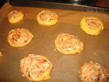 Backwaren: Vanille-Schoko Hefeteigschnecken - Rezept - Bild Nr. 6