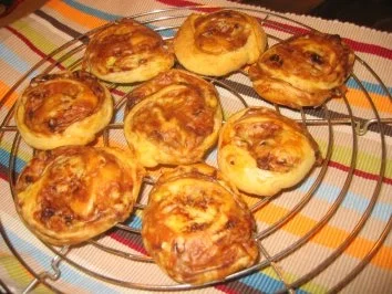 Backwaren: Vanille-Schoko Hefeteigschnecken - Rezept - Bild Nr. 7