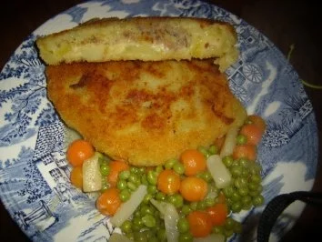 Rezept: Hautpgericht: Cordon bleu abgewandelt Hautpgericht: Cordon bleu abgewandelt - Rezept