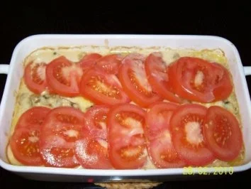 Gratinierte Champignon-Putenschnitzel mit Gouda - Rezept - Bild Nr. 2