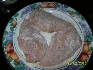 Gratinierte Champignon-Putenschnitzel mit Gouda - Rezept - Bild Nr. 4