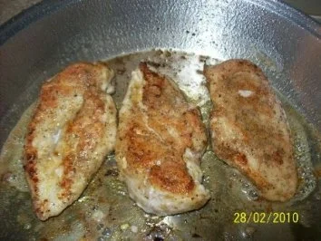 Gratinierte Champignon-Putenschnitzel mit Gouda - Rezept - Bild Nr. 5