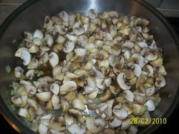 Gratinierte Champignon-Putenschnitzel mit Gouda - Rezept - Bild Nr. 6